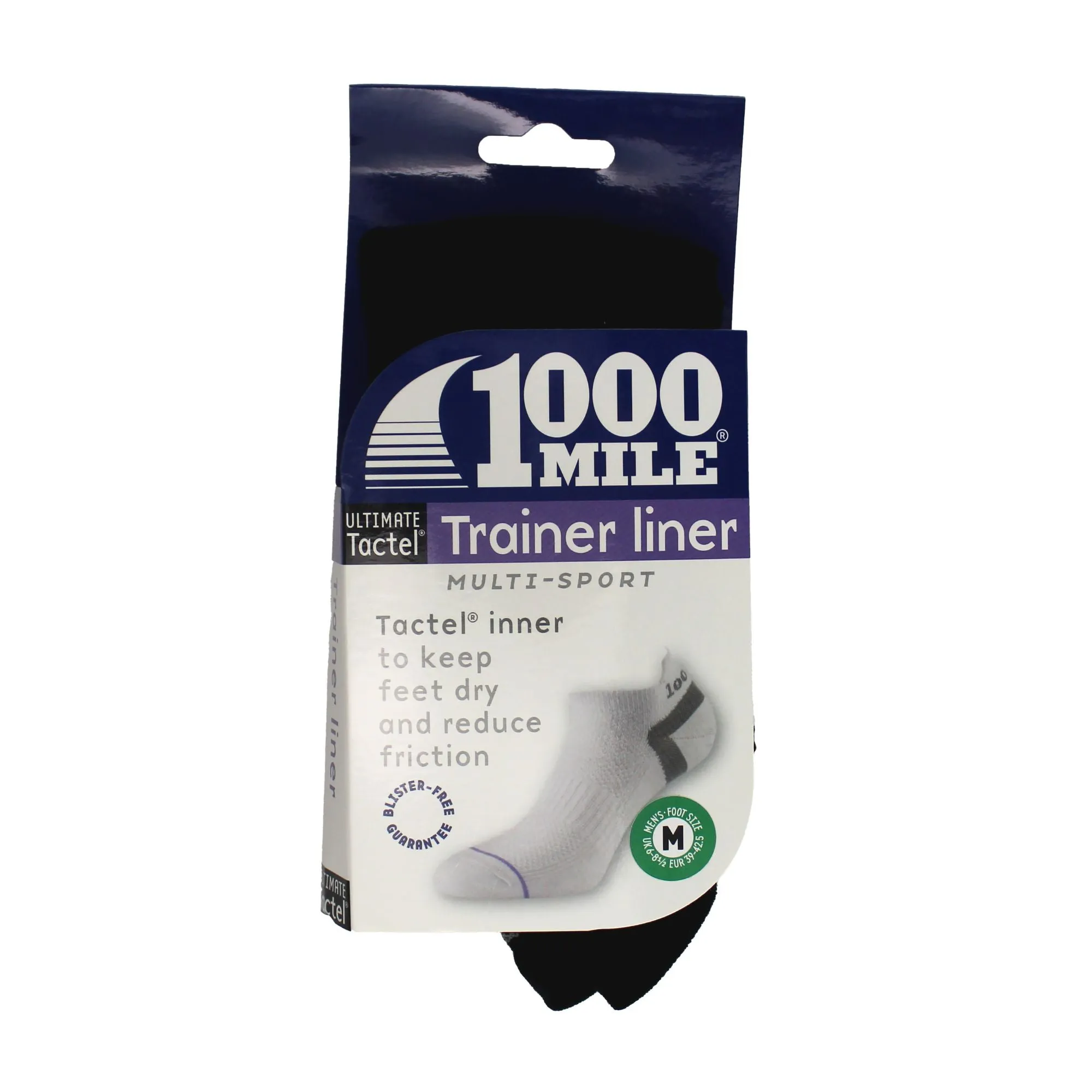 1 Pack Mens Ultimate Low Cut Double Layer Trainer Socks