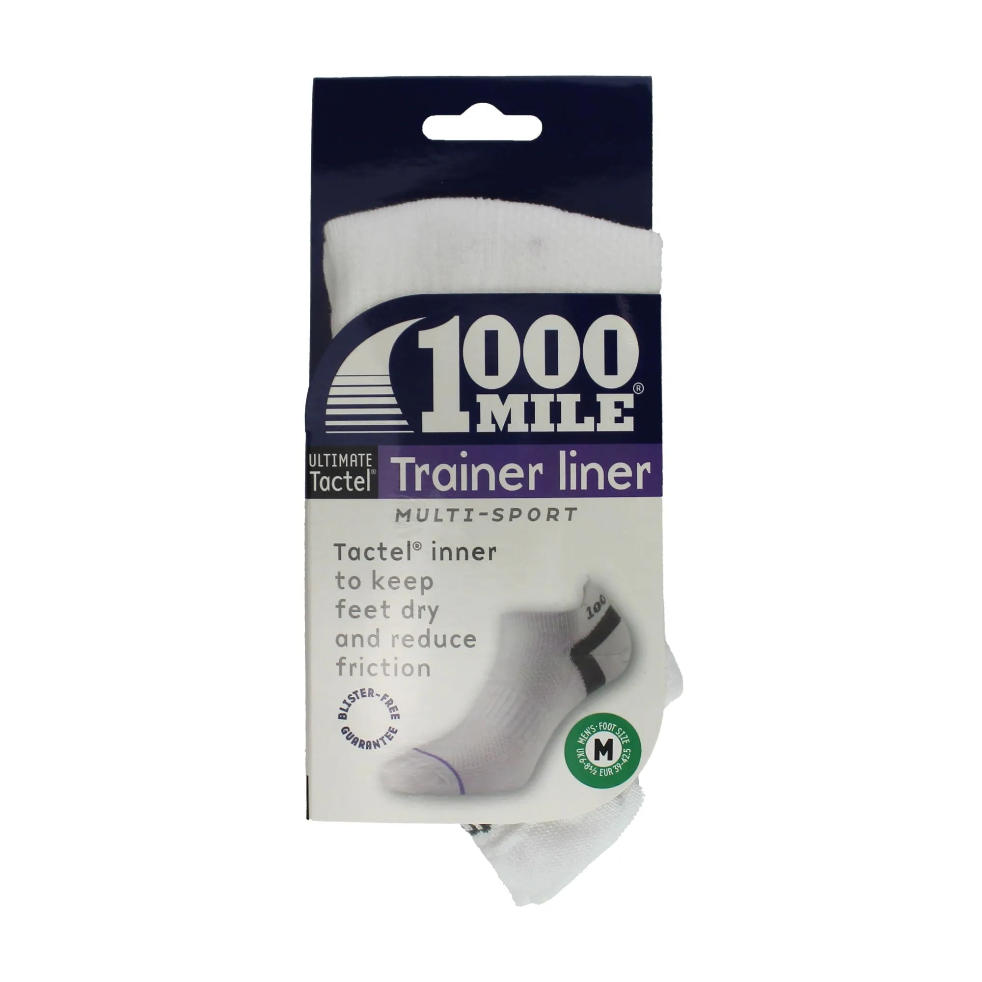 1 Pack Mens Ultimate Low Cut Double Layer Trainer Socks