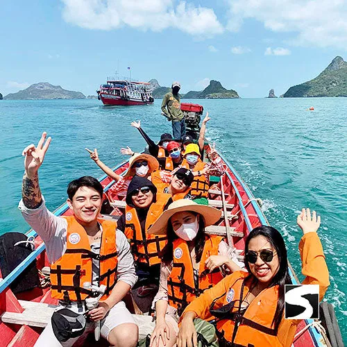 *Angthong Marine Park Camping Overnight Big Boat Transfer