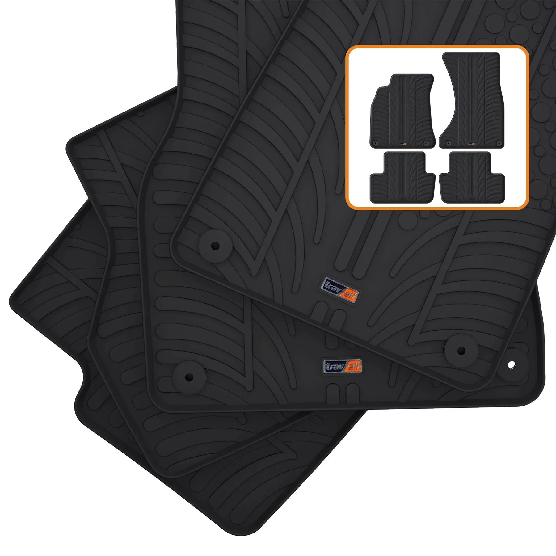 Audi A5 Coupe Rubber Car Mats (2007-2017)