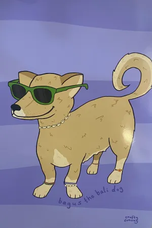 Bagus the Bali Dog