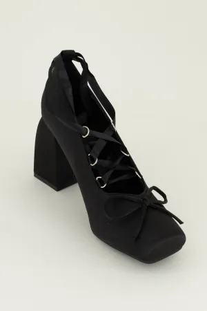 Ballet-Inspired Block Heels