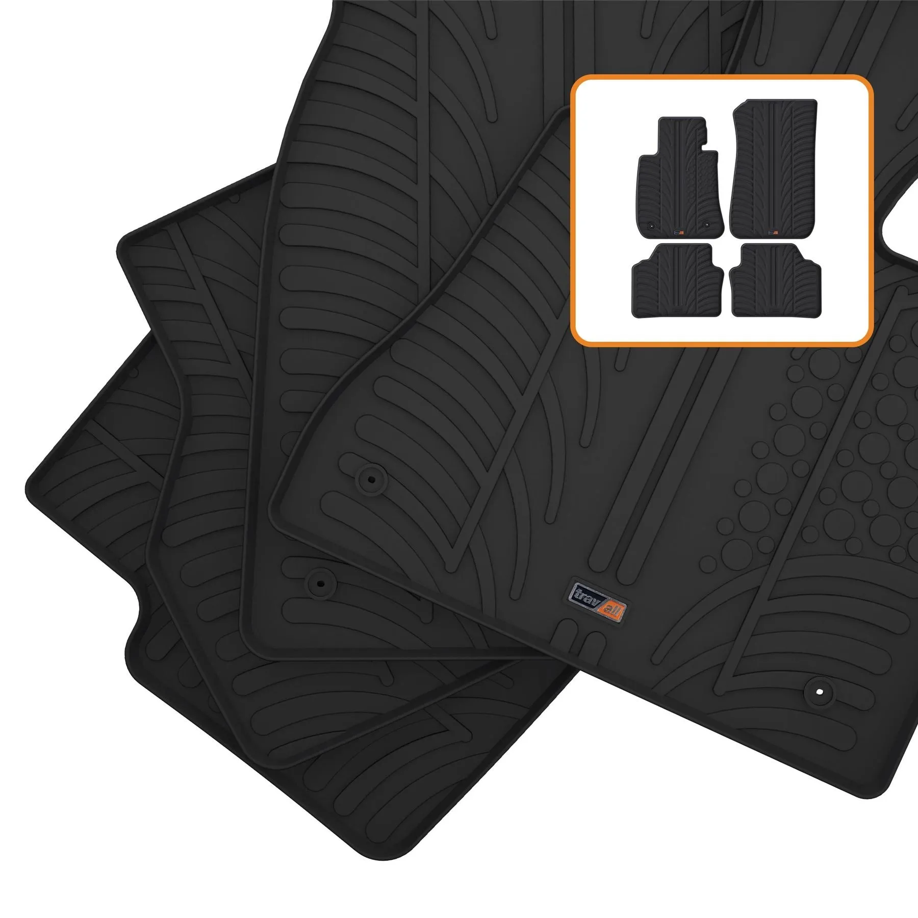 BMW 3 Series Touring Rubber Car Mats (2005-2011)