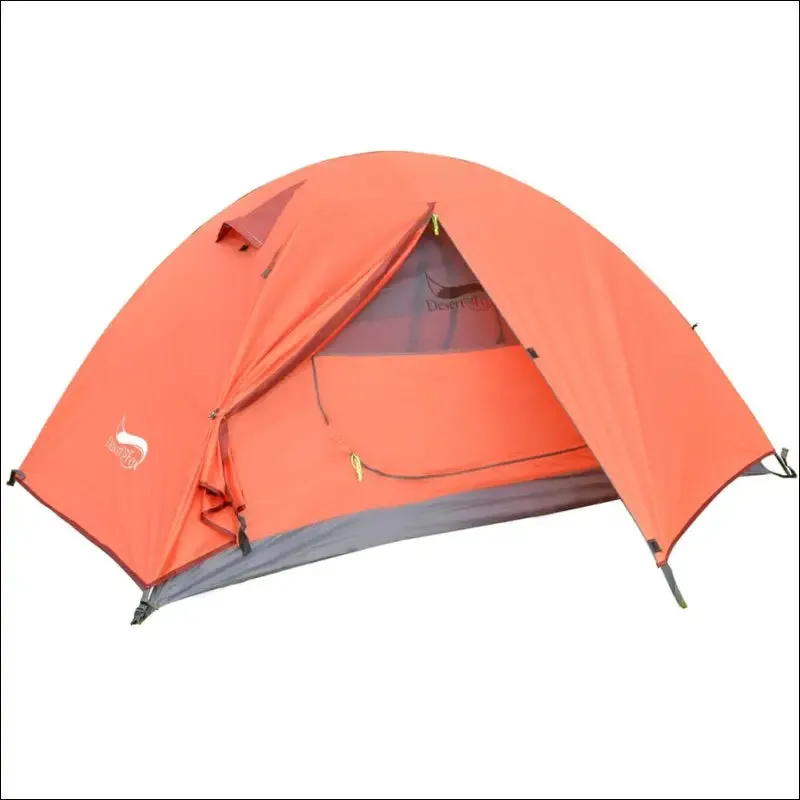 Desert&fox 1 person hiking tent single camping tents waterproof lightweight portable tent