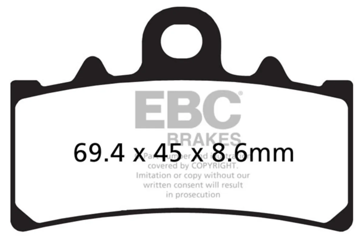 EBC Brake Pad KTM RC390/Kawasaki (FA606HH)