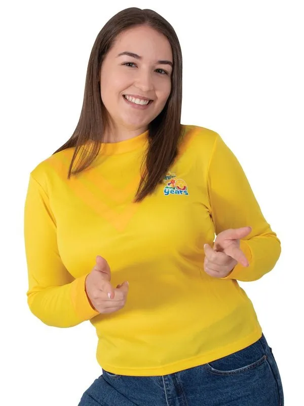 Emma Wiggle Deluxe 30 Th Anniversary Costume Top, Adult
