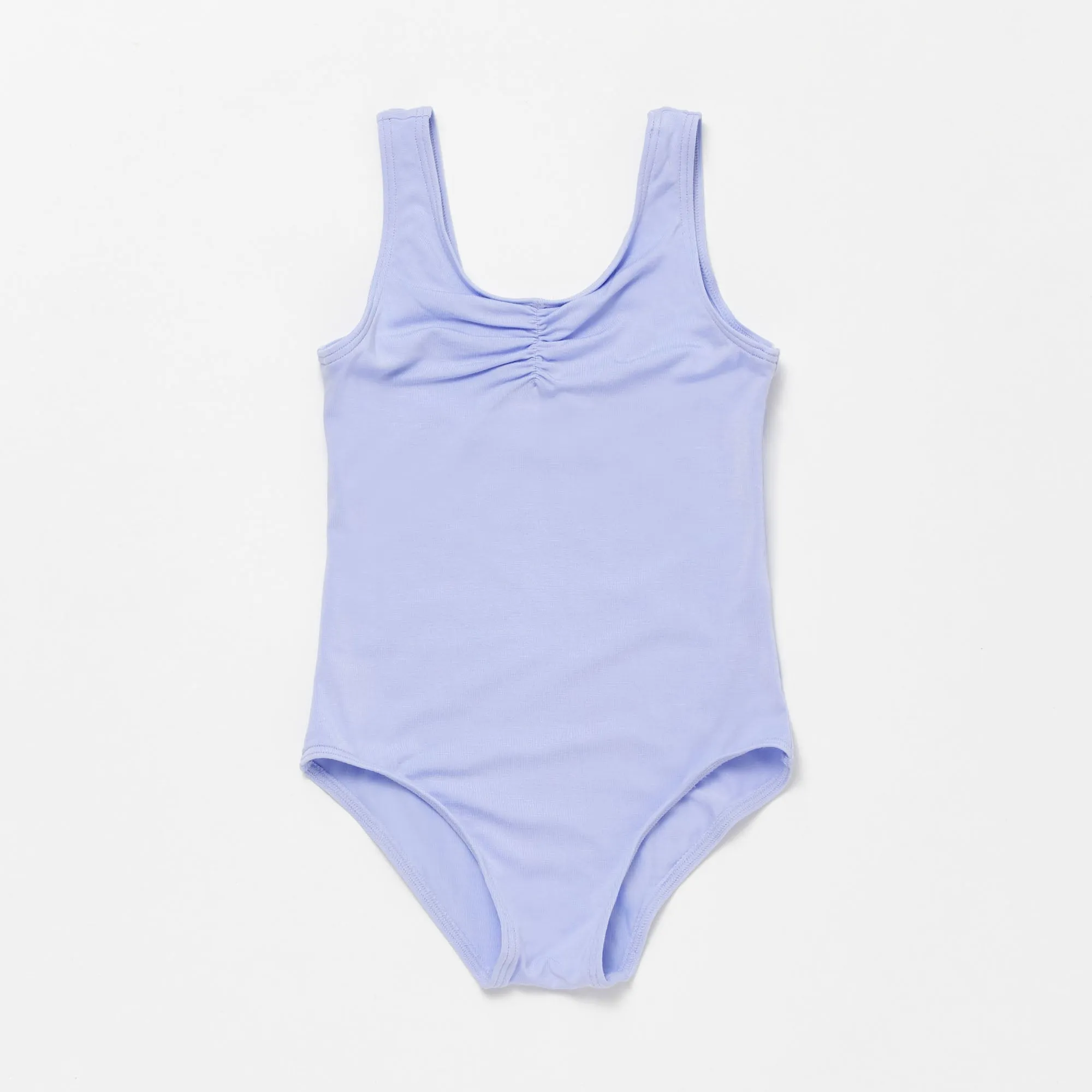Gathered Tank Leotard in Lilac
