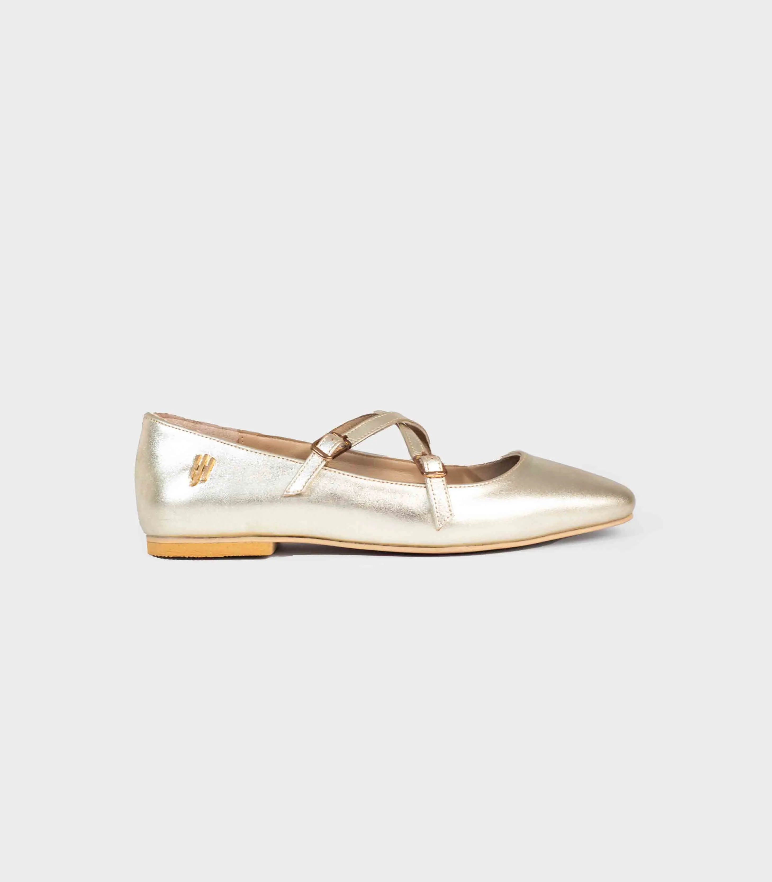 Jayda Shoes - Double Crosser Ballet Flats