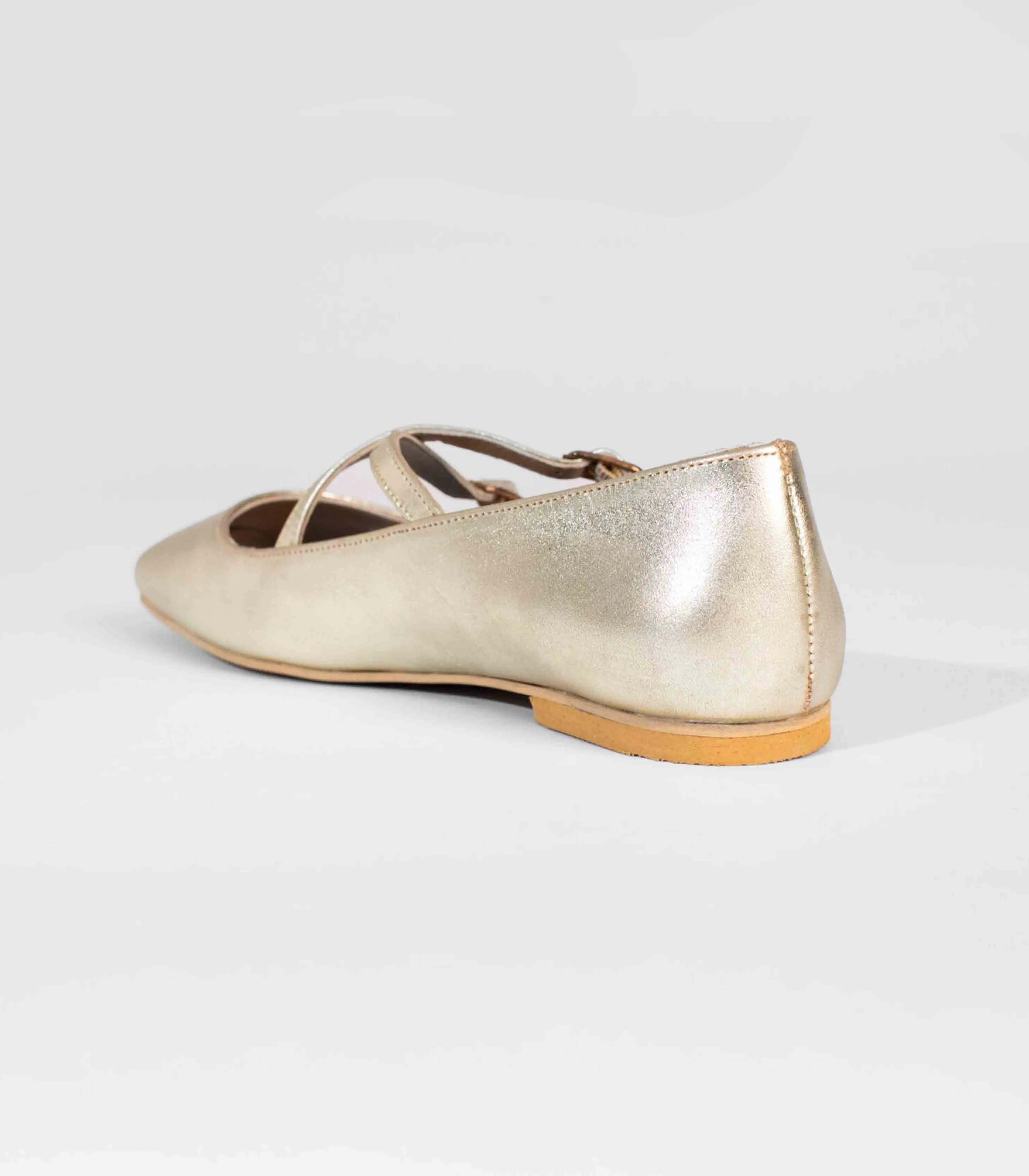 Jayda Shoes - Double Crosser Ballet Flats