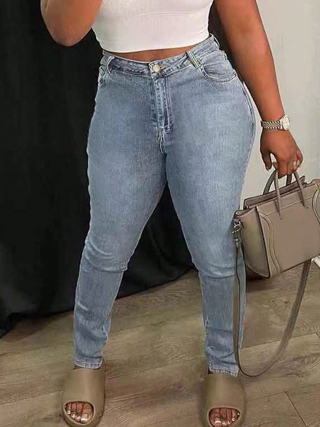 Jeans ajustados para mujer en Cherry Vibes