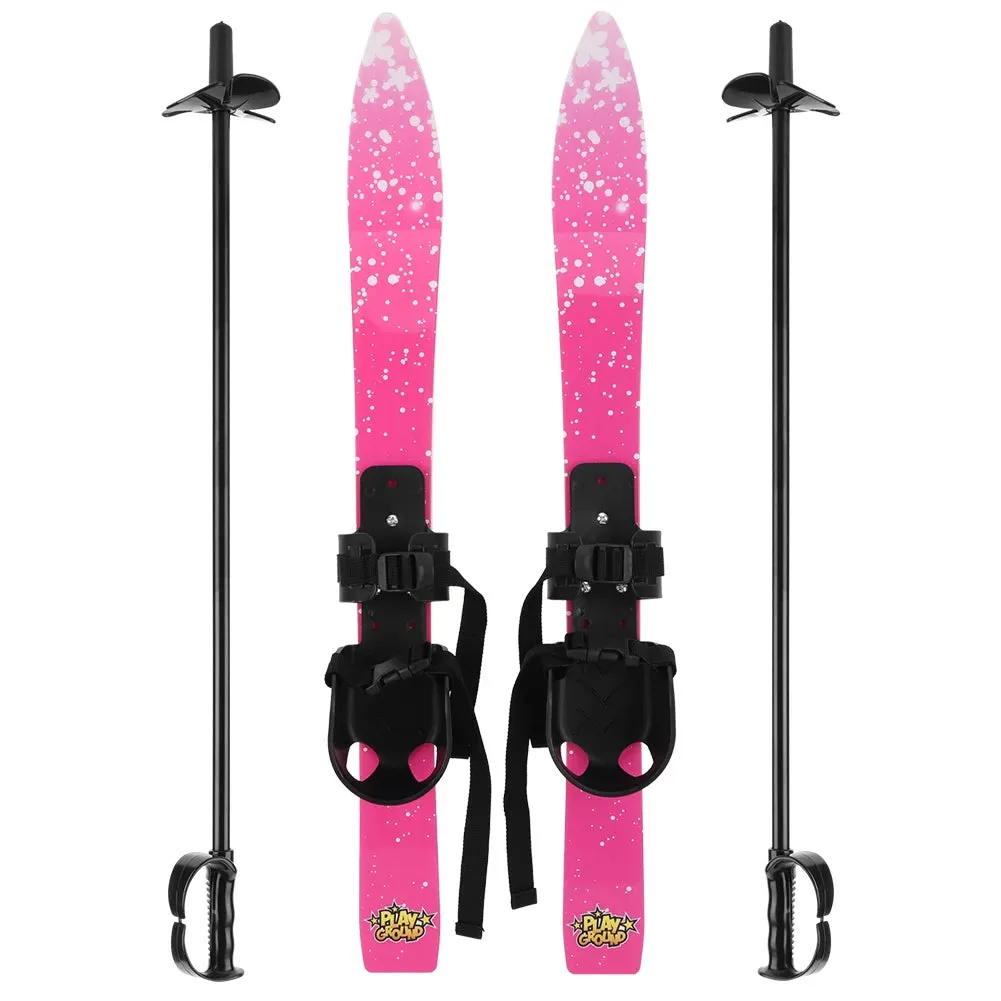 Kids Skiing Snowboard