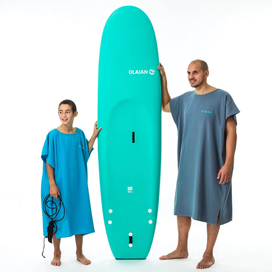 Kids’ Surf Poncho - 100 Blue