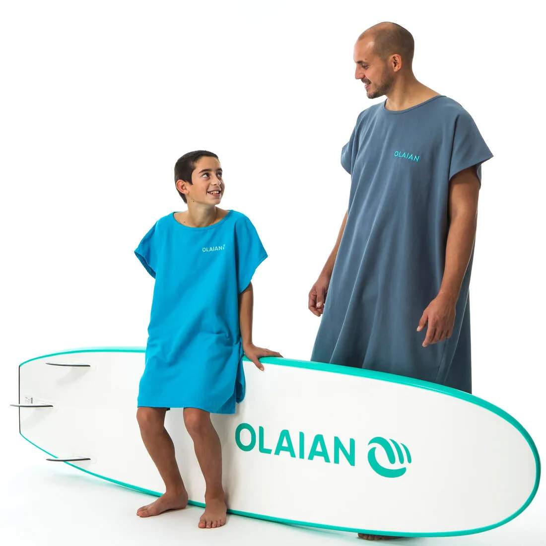 Kids’ Surf Poncho - 100 Blue