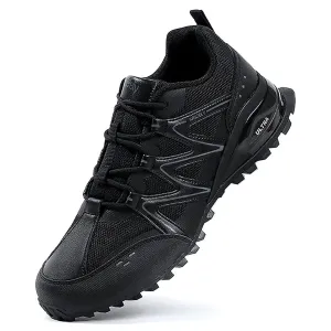 Kricely Mens Advanced Trail Running Shoes Breathable Lightweight Anti Slip Hiking Design with Shock Absorption Technology for Outdoor Trekking Mountain Climbing Gym Workouts
