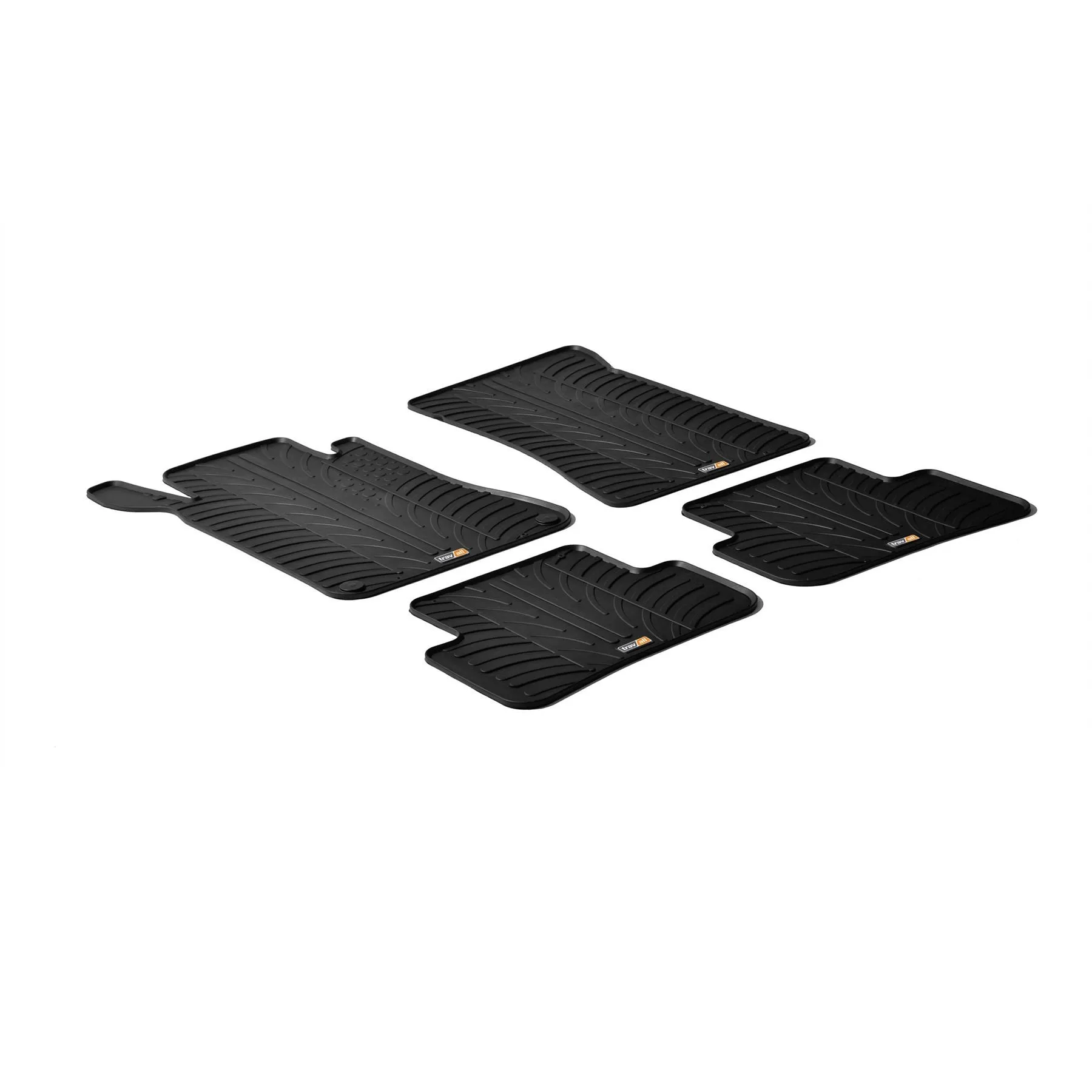 Mercedes C-Class Estate Rubber Car Mats (2001-2008)