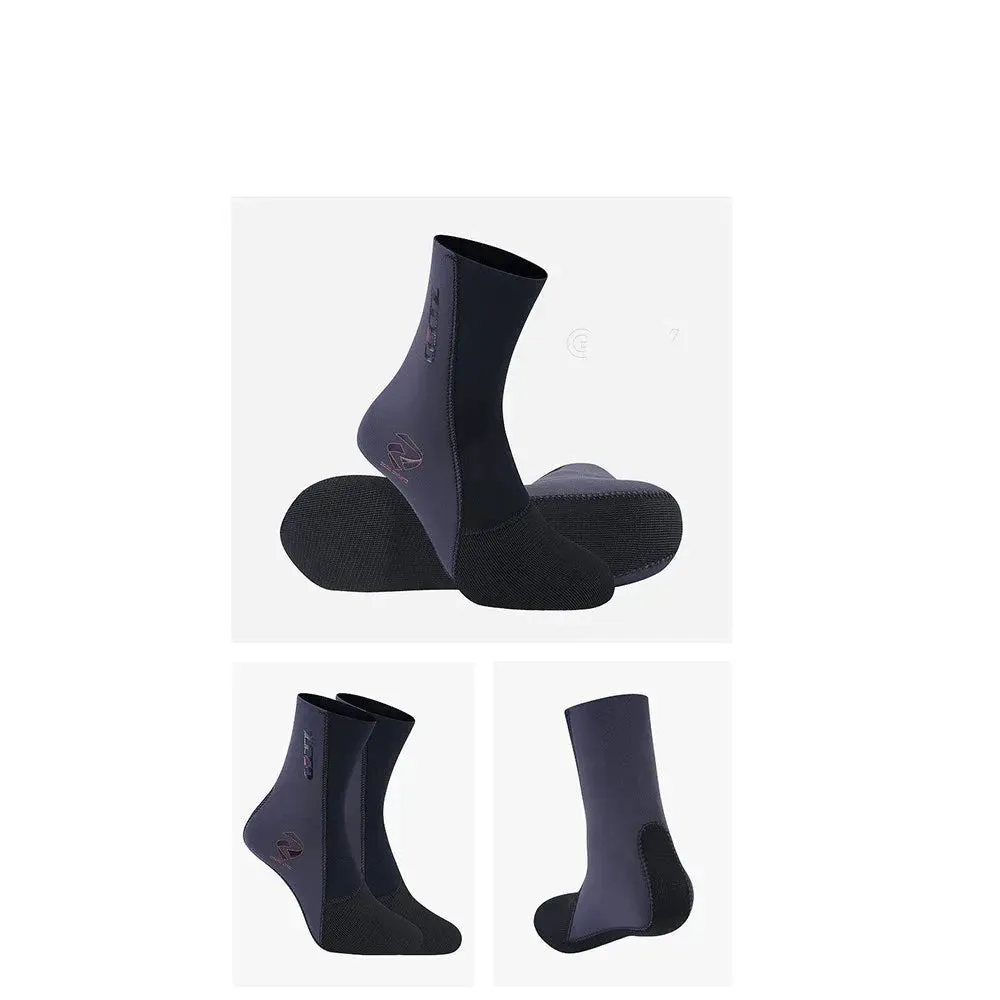 Neoprene Diving Socks 3mm – Warm, Anti-Slip Water Shoes for Men & Women