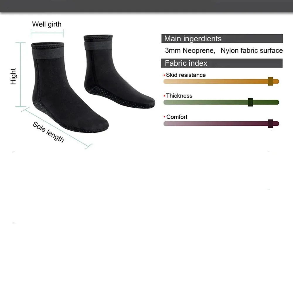 Neoprene Diving Socks – Non-Slip Wetsuit Shoes for Adults