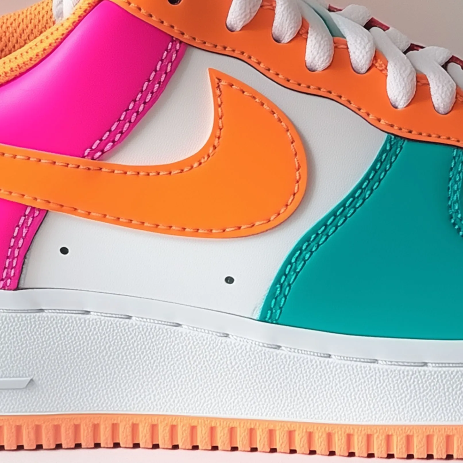 Nike Air Force 1 Custom Sneakers | Beach Crush III