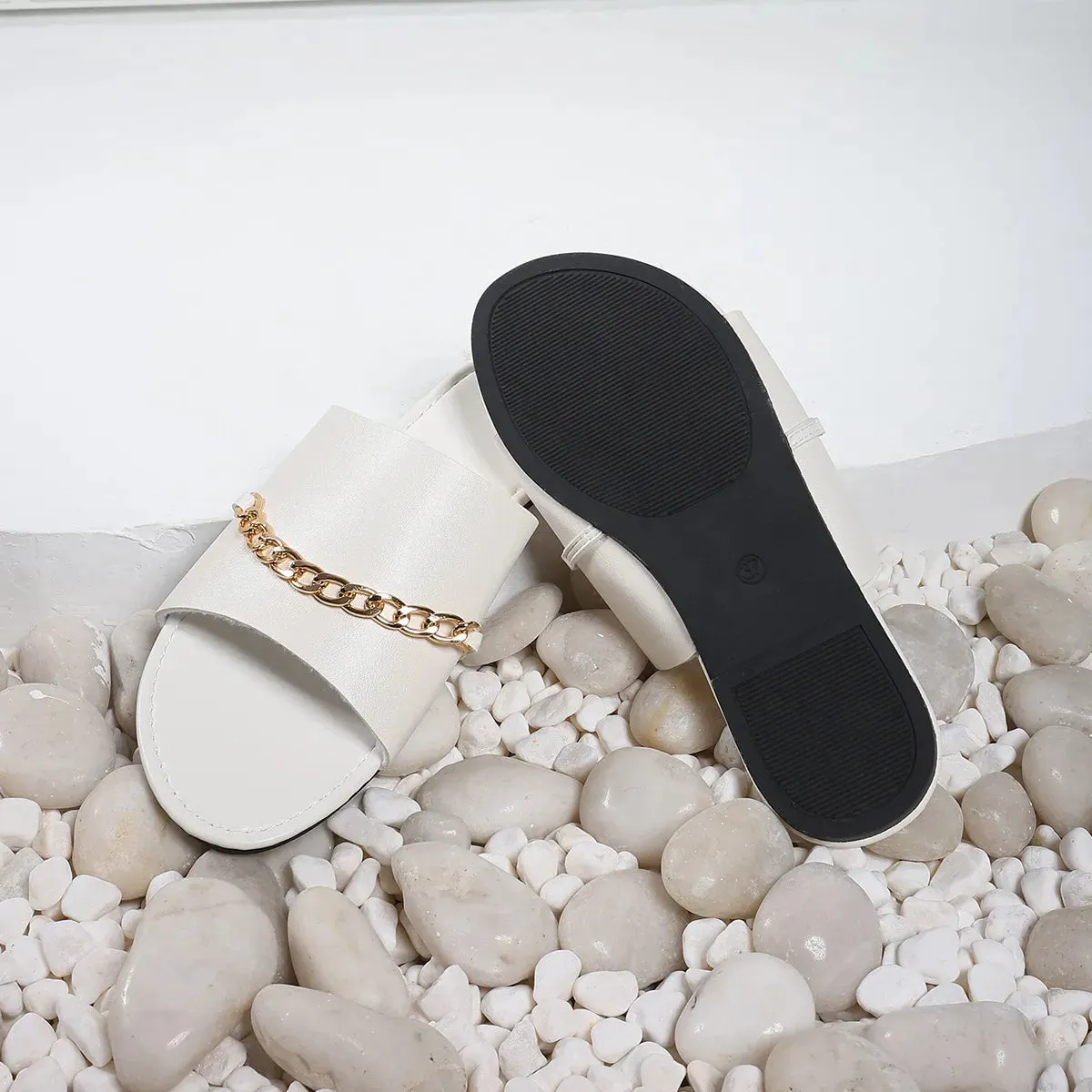 Open Toe Flats Sandals