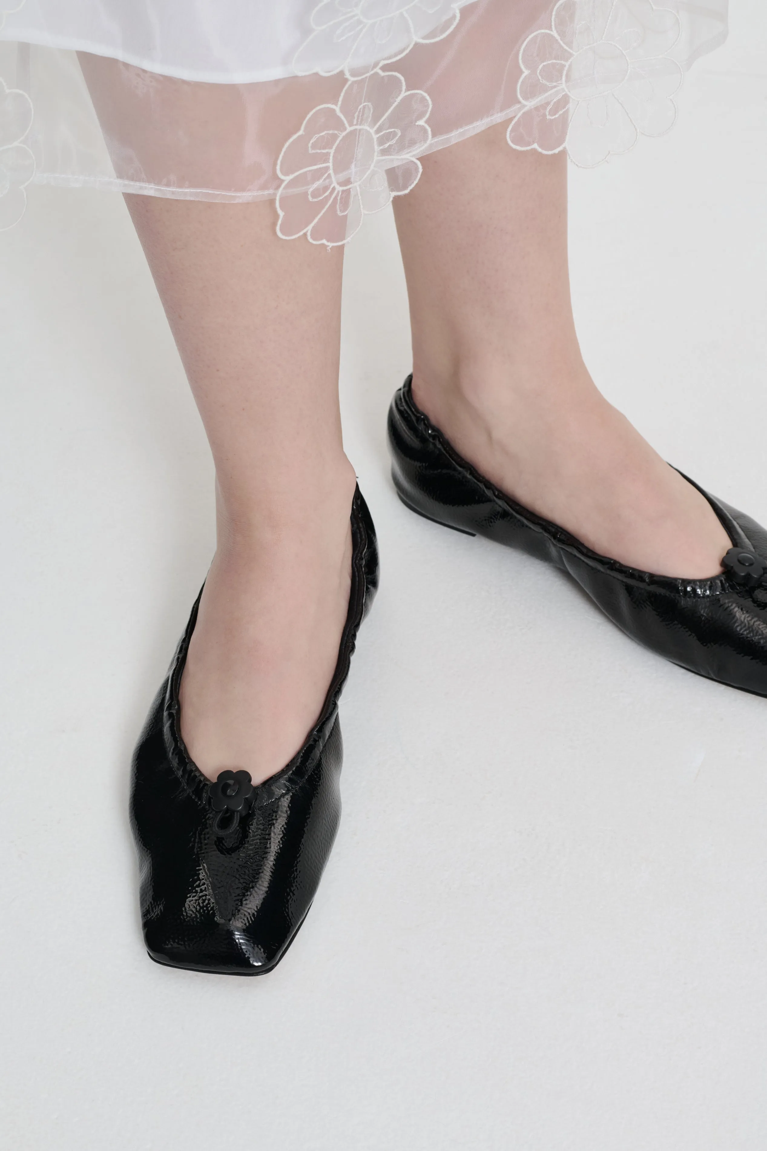 ORBELLA | BALLET PATENT LEATHER BLACK
