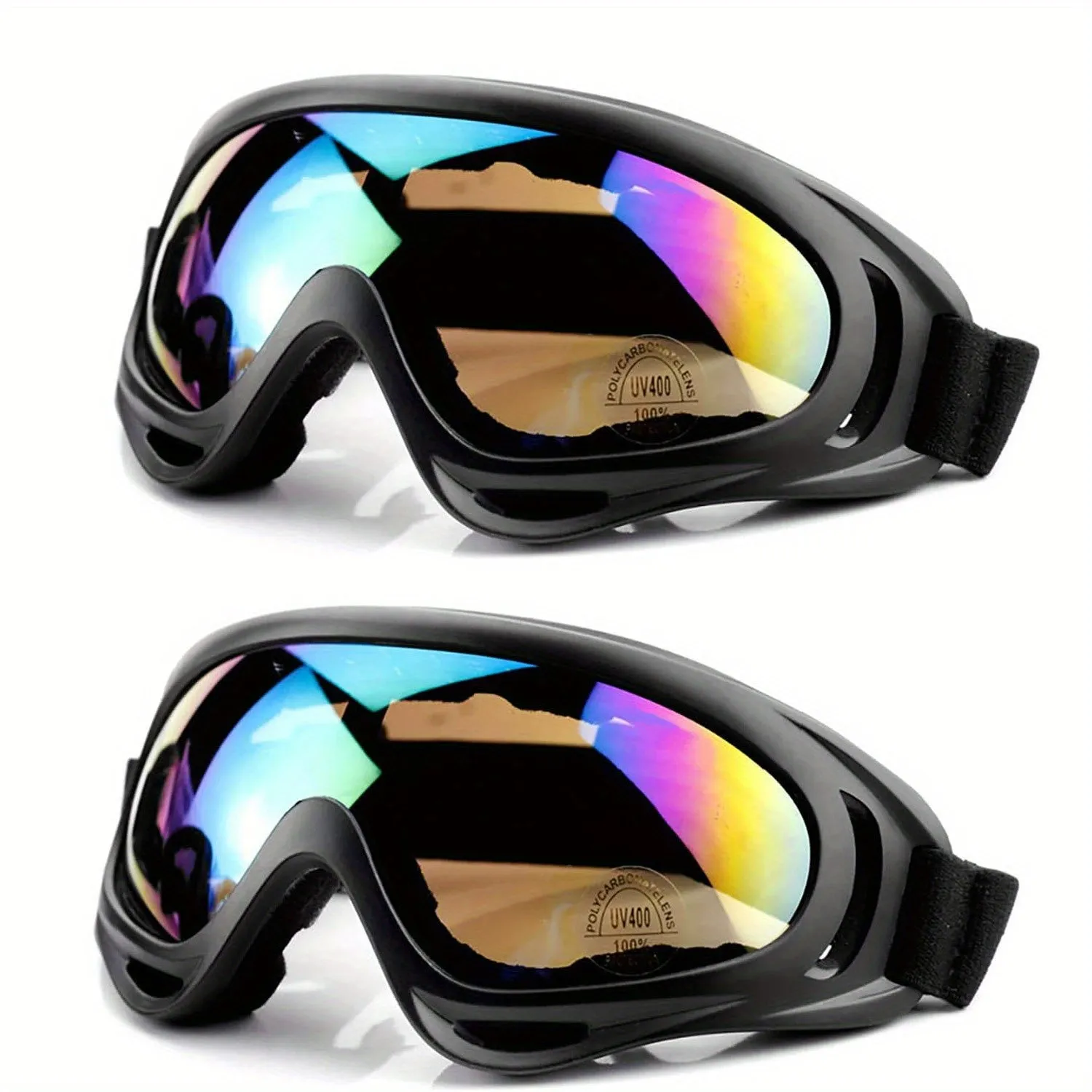 Polarized UV Protective Ski Goggles - Anti-Scratch & Dustproof, Multi-Layer Lens Snowboard Goggles for Men and Women