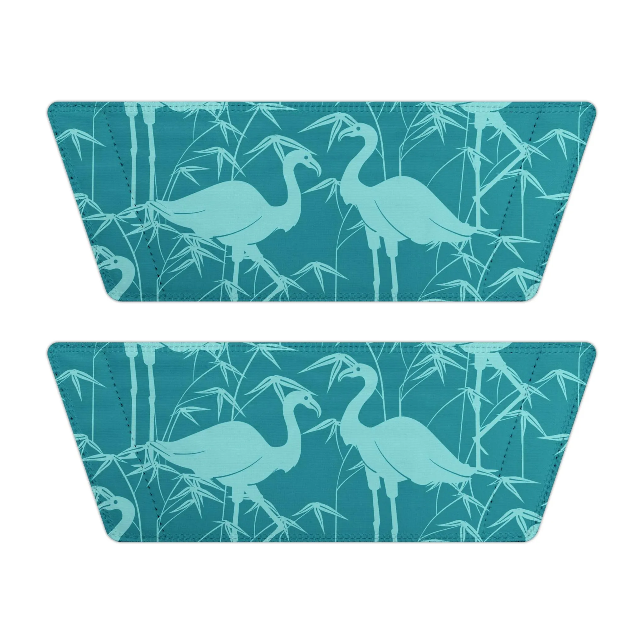 "Egrets in Teal" Men's Beach Sandals