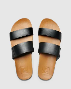 REEF CUSHION BOUNCE VISTA - BLACK/NATURAL