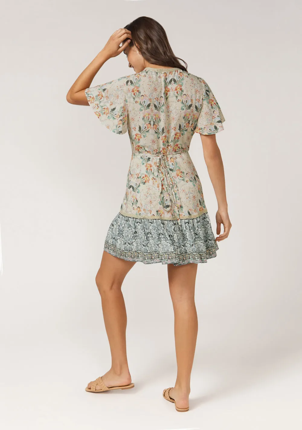 Rosa Wrap Mini Dress