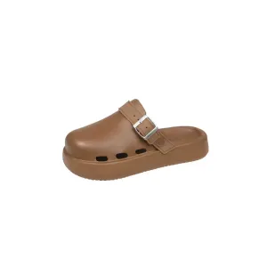 Round Toe Platform Sandals