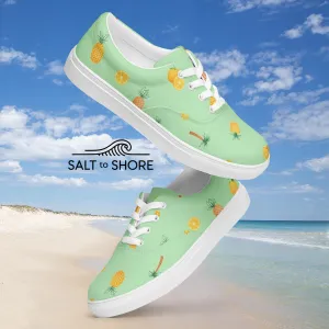 Salt to Shore | Coastal Elegance: Green Oasis Men's Shoes