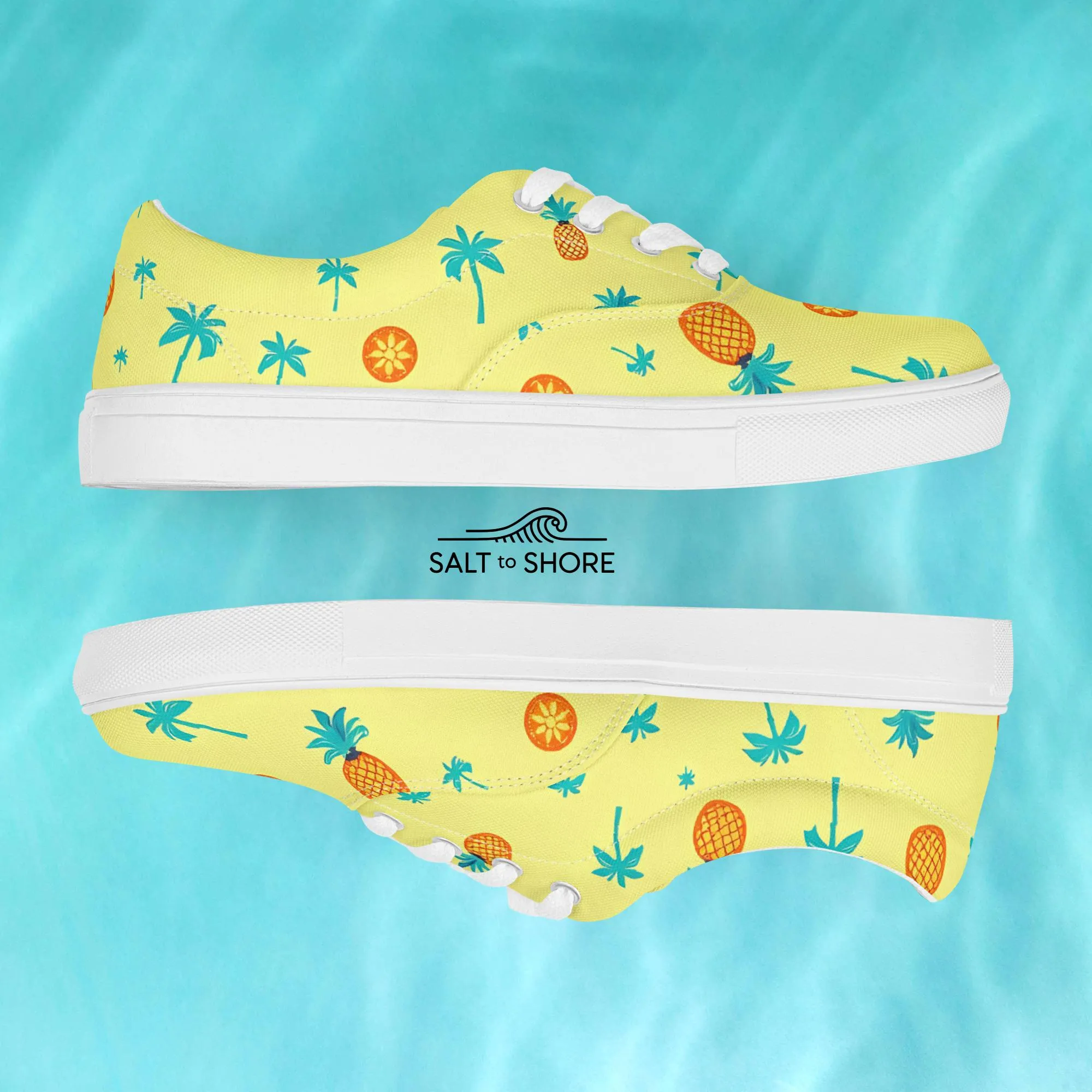 Salt to Shore | Coastal Elegance: Pineapple Palms Women's Shoes
