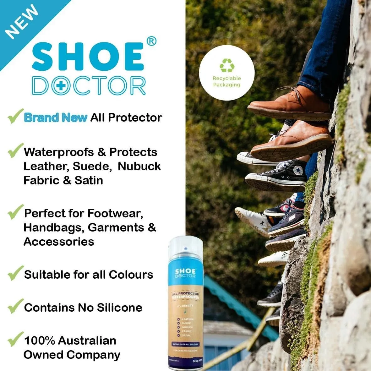 SHOE DOCTOR®  All Protector Waterproofer spary 140g