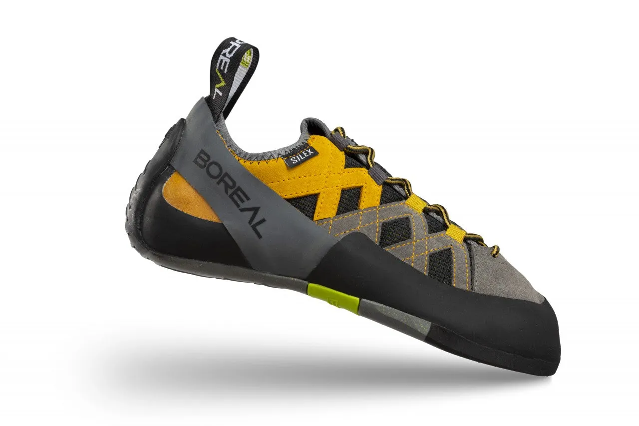Silex Lace men's - grey/orange, climbing shoes
