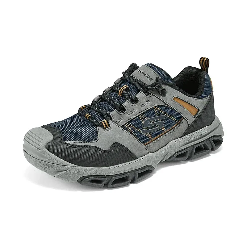 Skechers Men Outdoor Sports Non-slip Wear Resistant 2024 New Men's Lace Up Hiking Climbing Trekking Sneakers zapatillas hombre