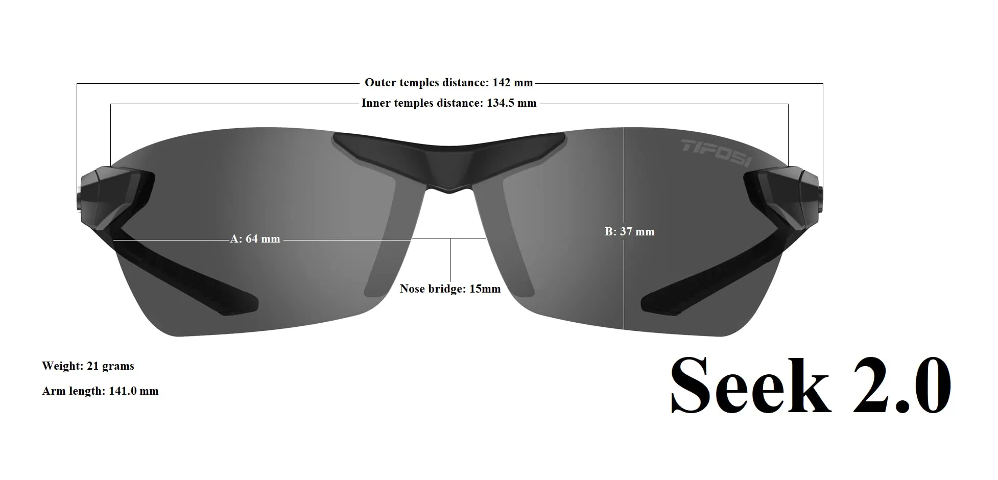 Tifosi Optics Seek 2.0 Sunglasses (Iron/Brown Polarized)