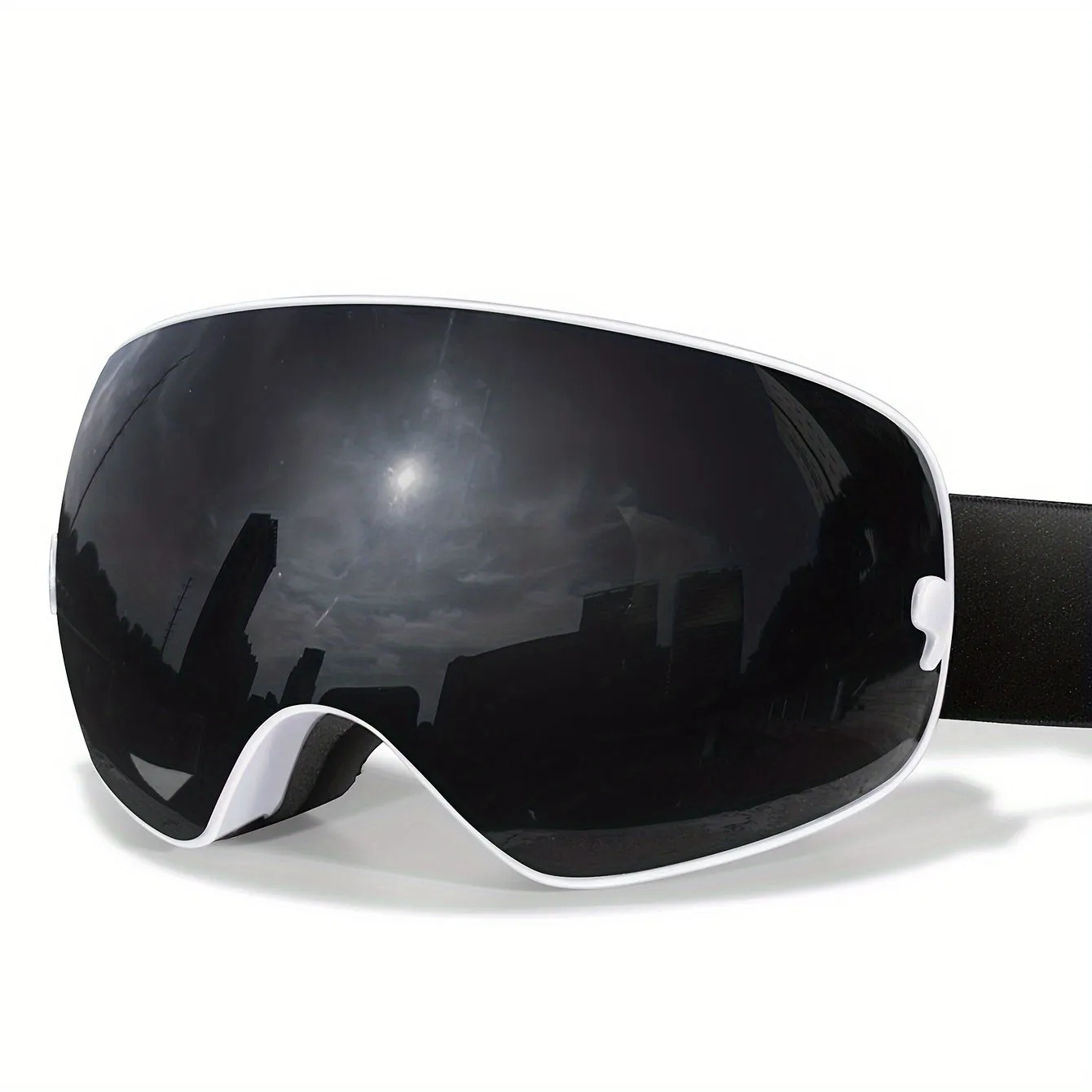 Unisex Adult Ski Goggles, Interchangeable Mirrored Lens, Anti-Fog UV Protection, TPU Frame, for Snowboarding & Skiing, Suitable for Myopia Frame, Valentines Christmas New Year Gift